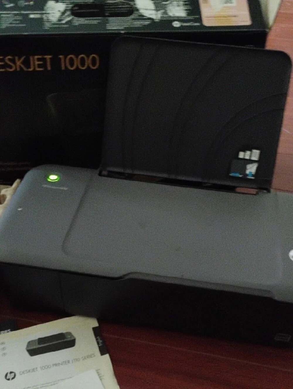 HP DeskJet 1000 Black and Gray Inkjet Printer